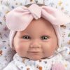 L02n Llorens levensechte babypop meisje full body dicht mondje met slaapzak 40 cm - Afbeelding 4