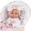 L02n Llorens levensechte babypop meisje full body dicht mondje met slaapzak 40 cm - Afbeelding 13