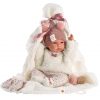 L03d Llorens levensechte babypop meisje full body met omslagdeken en kleding 35 cm - Afbeelding 4