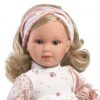 L23f Llorens pop soft body pop met blond haar en kleding 40 cm