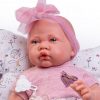 AJ14e Antonio Juan pop babypop soft body met kleding vlinder kussentje en speen 42 cm - Afbeelding 17