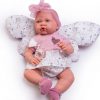 AJ14e Antonio Juan pop babypop soft body met kleding vlinder kussentje en speen 42 cm - Afbeelding 3