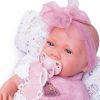 AJ14e Antonio Juan pop babypop soft body met kleding vlinder kussentje en speen 42 cm - Afbeelding 13