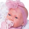 AJ14e Antonio Juan pop babypop soft body met kleding vlinder kussentje en speen 42 cm - Afbeelding 4