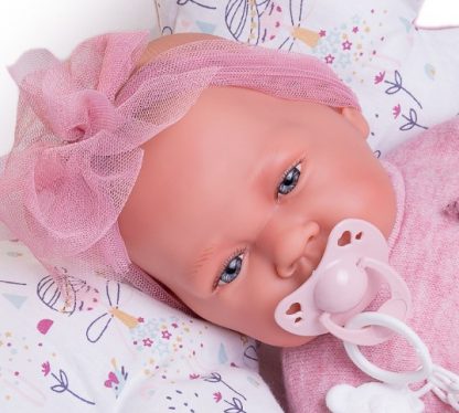 AJ14e Antonio Juan pop babypop soft body met kleding vlinder kussentje en speen 42 cm - Afbeelding 2