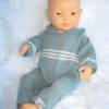 AS02c Poppenkleding blauw pakje By Astrup voor pop 48 t/m 52 cm - Afbeelding 4