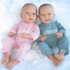 ADK Levensechte Babypoppen set New born Meisje en jongen 52 cm in gebreid pakje - Afbeelding 7