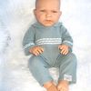 ADK Levensechte Babypoppen set New born Meisje en jongen 52 cm in gebreid pakje - Afbeelding 6