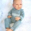 AS02c Poppenkleding blauw pakje By Astrup voor pop 48 t/m 52 cm - Afbeelding 9
