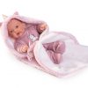 AJ26a Antonio Juan mini babypopje soft body baby popje met geluid kleding deken en speen 26 cm - Afbeelding 7
