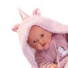 AJ26a Antonio Juan mini babypopje soft body baby popje met geluid kleding deken en speen 26 cm - Afbeelding 6