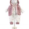 AL01 Poppenkleding 4 delig setje Llorens voor pop 40 t/m 43 cm