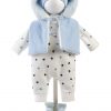 AL02a Poppenkleding 4 delig setje Llorens voor pop 40 t/m 44 cm