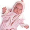 AJ11f Antonio Juan Mijn eerste reborn baby grote babypop met kleding en speen 52 cm - Afbeelding 2