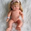 PD05a Babypop Preemie Meisje blank met blond haar 42 cm - Afbeelding 5