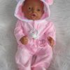 PD07d Babypop Duimelotje Meisje getint met kleding en speen 42 cm - Afbeelding 3