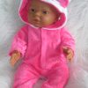 PD02a Babypop Preemie Meisje getint met kleding 42 cm