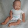 AD3l1 Levensechte Babypop soft body Naomi bruine ogen in kleding en speen 53 cm - Limited Edition - Afbeelding 10