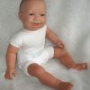 AD3l1 Levensechte Babypop soft body Naomi bruine ogen in kleding en speen 53 cm - Limited Edition - Afbeelding 6
