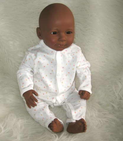 ADH2 Demonstratiepop babypop voor new born babyfotografie - therapie - babymassage 52 cm gewicht 3300 gram - Afbeelding 2