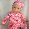 AD3l1 Levensechte Babypop soft body Naomi bruine ogen in kleding en speen 53 cm - Limited Edition