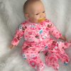 AD3l1 Levensechte Babypop soft body Naomi bruine ogen in kleding en speen 53 cm - Limited Edition - Afbeelding 2