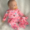 AD3l1 Levensechte Babypop soft body Naomi bruine ogen in kleding en speen 53 cm - Limited Edition - Afbeelding 21