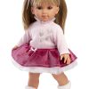 L22a Llorens popje soft body pop met blond haar en kleding 35 cm - Afbeelding 7
