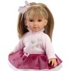 L22a Llorens popje soft body pop met blond haar en kleding 35 cm - Afbeelding 2
