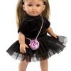 L22b Llorens popje soft body pop met blond haar en kleding 35 cm - Afbeelding 3