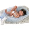 L00b Llorens levensechte babypop jongen fullbody met haar deken en speen 40 cm - Afbeelding 3