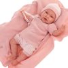 AJ10a Antonio Juan Mijn eerste reborn baby grote babypop met kleding deken en speen 52 cm - Afbeelding 3