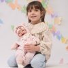 L09c Llorens levensechte babypop soft body met kleding en speen 42 cm - met geluid - Afbeelding 3