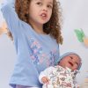 L12c Llorens levensechte babypop softbody baby pop met geluid met kleding speen 44 cm - Afbeelding 22