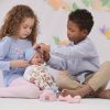 L12c Llorens levensechte babypop softbody baby pop met geluid met kleding speen 44 cm - Afbeelding 20