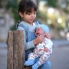 L12c Llorens levensechte babypop softbody baby pop met geluid met kleding speen 44 cm - Afbeelding 19