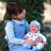 L12c Llorens levensechte babypop softbody baby pop met geluid met kleding speen 44 cm - Afbeelding 18