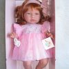 AS11 Asi soft body pop Nori met rood haar tule jurk en speen 46 cm - Afbeelding 9