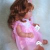 AS11 Asi soft body pop Nori met rood haar tule jurk en speen 46 cm - Afbeelding 19
