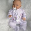 AD7CO Levensechte Babypoppen set van 2 poppen Lara en Leonie in kleding en speen 52 cm - Afbeelding 19