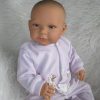AD7CO Levensechte Babypoppen set van 2 poppen Lara en Leonie in kleding en speen 52 cm - Afbeelding 7