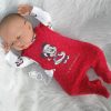 AD7b Levensechte Babypop soft body Lisa met slaapogen Kerstkleding speen 52 cm - Afbeelding 18