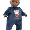 L19e Llorens babypop softbody baby pop donker 42 cm zonder geluid 42 cm - Afbeelding 4