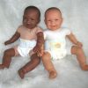 AD3co Levensechte Babypoppen combi set van 2 poppen 53 cm - Afbeelding 8