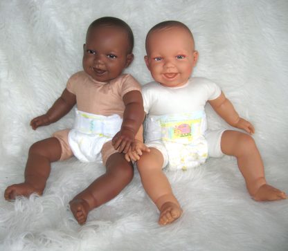 AD3co Levensechte Babypoppen combi set van 2 poppen 53 cm - Afbeelding 8