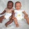 AD3co Levensechte Babypoppen combi set van 2 poppen 53 cm