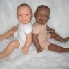AD3co Levensechte Babypoppen combi set van 2 poppen 53 cm - Afbeelding 15