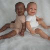 AD3co Levensechte Babypoppen combi set van 2 poppen 53 cm - Afbeelding 7