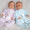 AD7CO Levensechte Babypoppen set van 2 poppen Lara en Leonie in kleding en speen 52 cm - Afbeelding 3