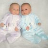 AD7CO Levensechte Babypoppen set van 2 poppen Lara en Leonie in kleding en speen 52 cm - Afbeelding 23